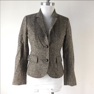 J.Crew Brown Wool Blazer - elbow patches (perfect)